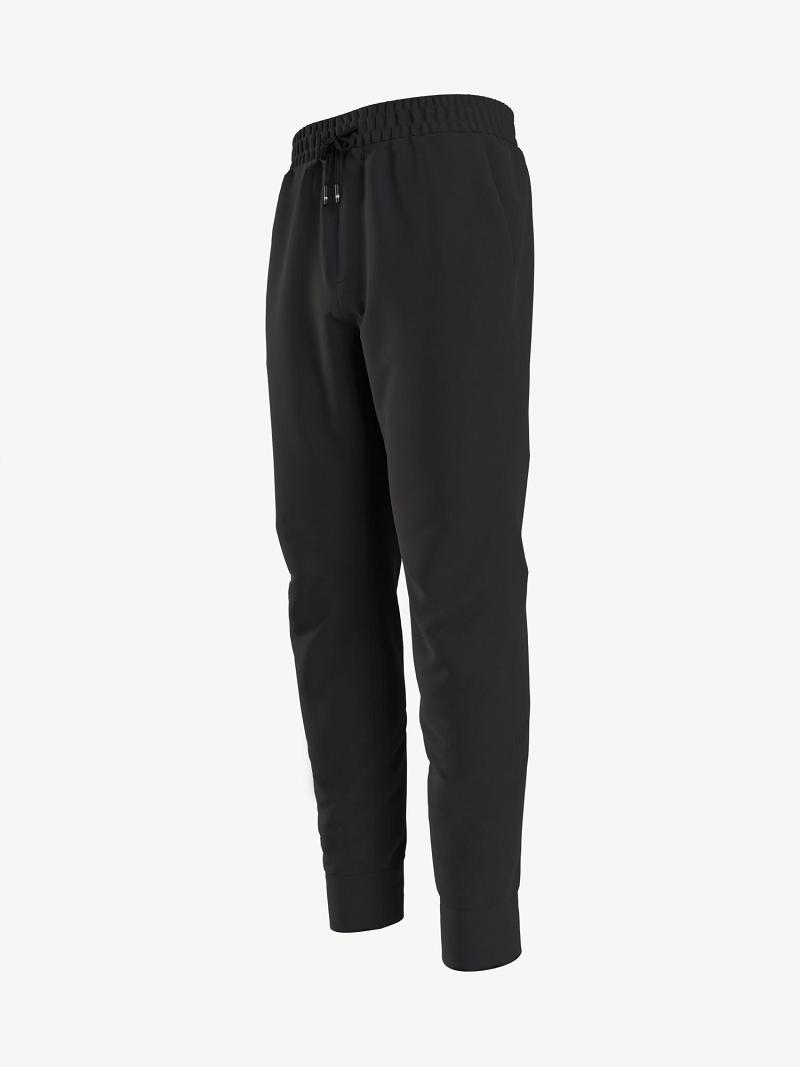 Férfi Tommy Hilfiger Essential solid tech Jogger Nadrág Fekete | HU 1132NWY